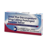 Zirtek Plus Decongestant Tablets 6 Pack